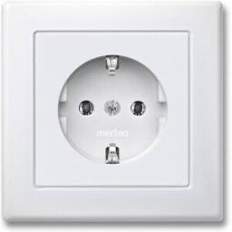 Merten Prise de courant System M blanc polaire MEG2301-1619 1 pc(s)