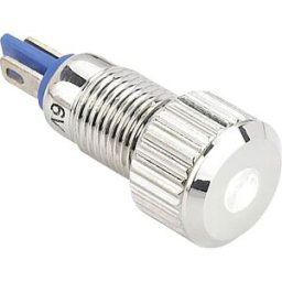 Voyant de signalisation LED TRU COMPONENTS GQ8F-D/W/24V/N blanc 24 V/DC, 24 V/AC 15 mA 1 pc(s)