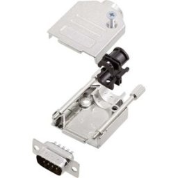 Kit embase SUB-D mâle Nombre de pôles: 9 encitech DTZK09-DBP-K 6355-0002-01 180 ° fût à souder 1 set