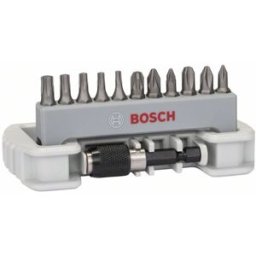 Bosch Accessories 2608522129 Jeu dembouts 12 pièces cruciforme Phillips, vis Pozidriv, 6 pans intérieurs (TX)