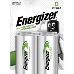Energizer Power Plus HR20 Pile rechargeable LR20 (D) NiMH 2500 mAh 1.2 V 2 pc(s)