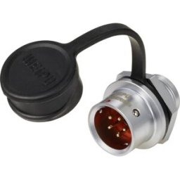 circulaire mâle, droit Ø 12 5 pôles 180 V/AC 5 A IP67 Push-Pull Weipu SF1212/P5