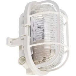 Deko Light Syrma Oval Weiß 401011 Plafonnier extérieur, Applique extérieure blanc