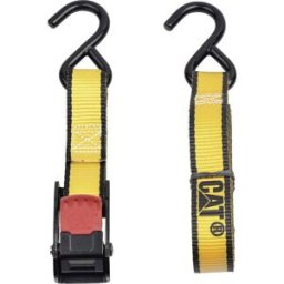 Caterpillar 980489IE Sangle Force de traction LC : arrimage plaquant (simple/direct)=500 daN (L x l) 2.5 m x 25 mm à pince