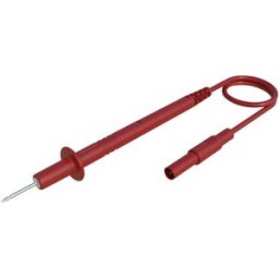 SKS Hirschmann PL 2700 S rt Cordon de mesure pointe de test mâle 4 mm 1.00 m rouge 1 pc(s)