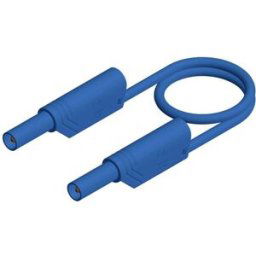 SKS Hirschmann MLS WS 100/2,5 bl Cordon de mesure de sécurité Banane mâle 4 mm Banane mâle 4 mm 1.00 m bleu 1 pc(s)