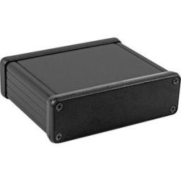 Hammond Electronics 1455L801BK Boîtier universel 80 x 103 x 31 aluminium extrudé noir (anodisé) 1 pc(s)