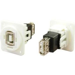 Adaptateur/prolongateur, embase femelle Port USB type B - port USB type A CP30207NXW Cliff Contenu: 1 pc(s)