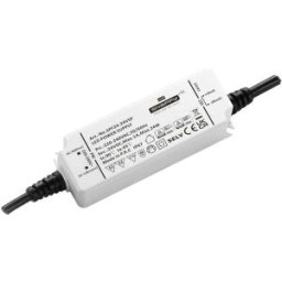 Dehner Elektronik SPF 24-24VSP Transformateur pour LED, Driver de LED à tension constante 24 W 1 A 24 V homologué pour les meubles, protection contre les