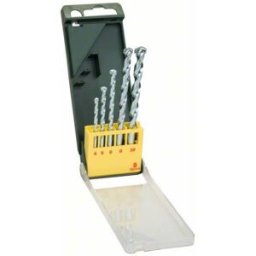 Bosch Accessories Promoline 2607019438 carbure de tungstène Jeu de forets spiralés pour pierre 5 pièces 4 mm, 5 mm, 6 mm, 8 mm, 10 mm tige cylindrique 1 pc(s)
