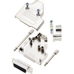 TRU COMPONENTS TCMHDM3515DMSK 7708660 Kit embase SUB-D femelle 35 ° Nombre de pôles: 15 fût à souder 1 pc(s)