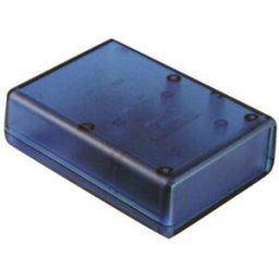 Boîtier portatif Hammond Electronics 1593KTBU ABS bleu (transparent) 66 x 66 x 28 1 pc(s)