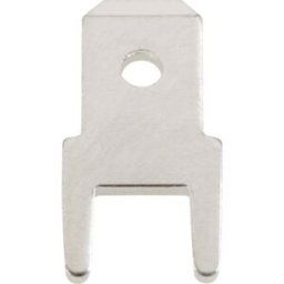Languette 4.8 x 0.8 mm Vogt Verbindungstechnik 382508.68 180 ° non isolé métal 100 pc(s)