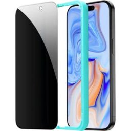 ESR Tempered-Glass Verre de protection décran Apple iPhone 15 Plus 1 pc(s) anti-traces de doigts, résistant aux éraflures, protection latérale contre les