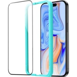 ESR Tempered-Glass Verre de protection décran Apple iPhone 15 Plus 1 pc(s) anti-traces de doigts, résistant aux éraflures 1D6580301