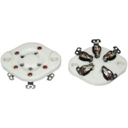Socle de tube électronique 1 pc(s) 130579 Nombre de pôles: 5 Culot: UX-5 Type de montage: châssis Matériau:Céramique
