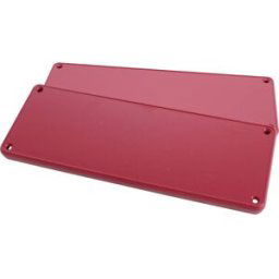 Hammond Electronics 1455UPLRED Cadre frontal ABS rouge (L x l x H) 196 x 71 x 11.60 mm 2 pc(s)