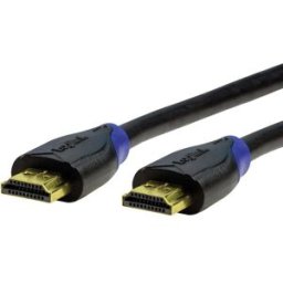 Câble de raccordement LogiLink HDMI Fiche mâle HDMI-A, Fiche mâle HDMI-A 3.00 m noir CH0063 4K UHD, canal de retour audio, contacts dorés Câble HDMI