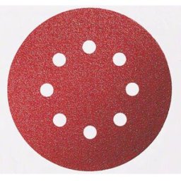 Set de feuilles abrasives pour ponceuse excentrique avec bande auto-agrippante, perforé Bosch Accessories 2608605112 Grain 60, 120, 240 (Ø) 125 mm 1 set