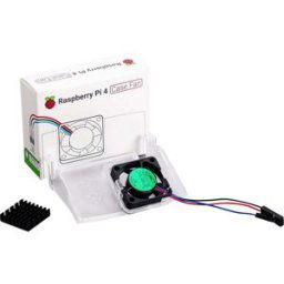 Pi® RB-Case-Fan Ventilateur actif Convient pour (kits de développement): Raspberry Pi® blanc