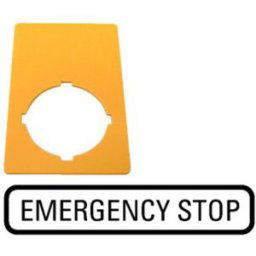 Plaquette de repérage Eaton M22-XZK-GB99 216472 (l x H) 33 mm x 50 mm NOT-AUS jaune 1 pc(s)
