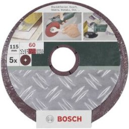 Papier abrasif pour plateau de ponçage Bosch Accessories 2609256252 Grain 80 (Ø) 125 mm 5 pc(s)