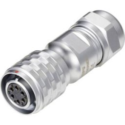 Connecteur de câble circulaire femelle, droit Ø 12 6 pôles 125 V/AC 5 A IP67 Push-Pull Weipu SF1210/S6 II