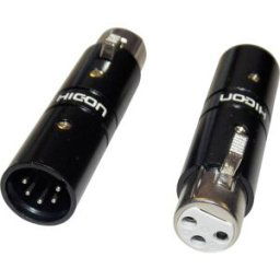 Adaptateur XLR Hicon HI-X3X5-FM XLR femelle - XLR mâle 1 pc(s)