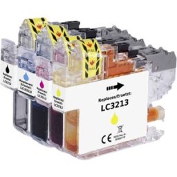 Renkforce Encre remplace Brother LC-3213BK, LC-3213C, LC-3213M, LC-3213Y compatible pack bundle noir, cyan, magenta, jaune RF-5679866