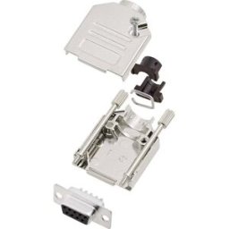 Kit embase SUB-D femelle Nombre de pôles: 9 encitech DTCK09-DBS-K 6355-0061-11 180 ° fût à souder 1 set