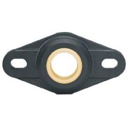 igus EFOM-12 Palier applique Ø de perçage 12 mm Écartement des trous 41 mm