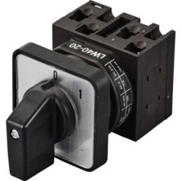 TRU COMPONENTS TC-LW40-20 C04/2A48I Commutateur à cames 20 A 690 V 1 x 45 ° noir, gris 1 pc(s)