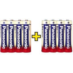 Panasonic Pro Power 4+4 Pile LR6 (AA) alcaline(s) 1.5 V 8 pc(s)