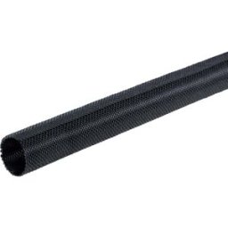 TRU COMPONENTS TC-7703268 Gaine tressée noir PET 19 à 30 mm Marchandise vendue au mètre