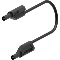 Electro PJP 240-IEC-CD1-100N Cordon de mesure Banane mâle 2 mm Banane mâle 2 mm 1.00 m noir 1 pc(s)