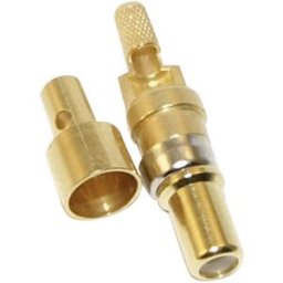Contact coaxial mâle à souder, à sertir Conec 131J30019X pour RG 179B/U - RG 187A/U doré 1 pc(s)