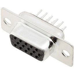 encitech HDD-15-F-T-B-M 2103-0400-11 Embase SUB-D femelle 180 ° Nombre de pôles: 15 pin à souder 1 pc(s) Tray
