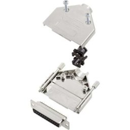 TRU COMPONENTS TCDTPKM25DMSK 7709268 Kit embase SUB-D femelle 180 ° Nombre de pôles: 25 fût à souder 1 pc(s)