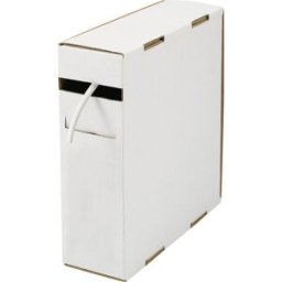 TRU COMPONENTS 1566759 Gaine thermorétractable sans colle blanc 6 mm 3 mm Taux de retreint:2:1 10 m