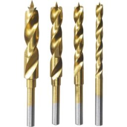 Dremel 26150636JA Jeu de forets pour le bois 4 pièces 3 mm, 4 mm, 5 mm, 6 mm tige cylindrique 1 set
