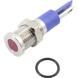 TRU COMPONENTS 1605965 Voyant de signalisation LED rouge 12 V DC/AC 70 mcd