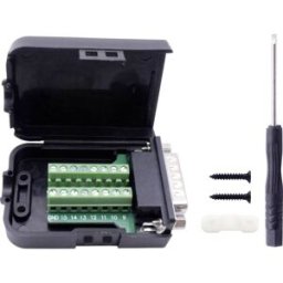 TRU COMPONENTS T1904C092 Kit embase SUB-D mâle Nombre de pôles: 15 raccord à vis 1 pc(s)