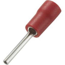 TRU COMPONENTS 739205 Cosse à embout 0.50 mm² 1.50 mm² partiellement isolé rouge 100 pc(s)