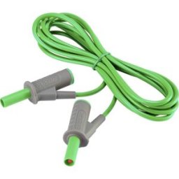 VOLTCRAFT Cordon de mesure de sécurité[Banane mâle 4 mm -Banane mâle 4 mm ] Ultra flexibles 2.00 m;vert;MSB-501 10 A