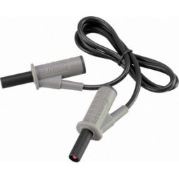 VOLTCRAFT Cordon de mesure de sécurité[Banane mâle 4 mm -Banane mâle 4 mm ] Ultra flexibles 0.75 m;noir;MSB-501 10 A