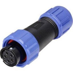 connecteur de cable femelle, droit 5 pôles 5 A 180 V/AC IP68 Weipu SP1310 / S 5 I