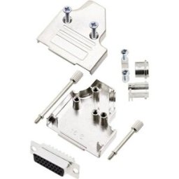Kit embase SUB-D femelle Nombre de pôles: 26 encitech MHDM35-15-HDS26-K 6355-0060-12 180 ° fût à souder 1 set