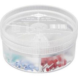 Assortiment dembouts simples Knipex 97 99 905 0.25 mm² partiellement isolé bleu, turquoise, blanc, noir, rouge 150 pc(s)