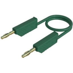 SKS Hirschmann MLN 100/2,5 GN Cordon de mesure Banane mâle 4 mm Banane mâle 4 mm 1.00 m vert 1 pc(s)