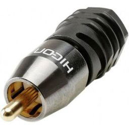Hicon HI-CM0.8/3.7-SM Cinch/RCA mono noir, argent 1 pc(s)